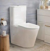 Унитаз-компакт напольный Ceruttispa Piera CT10560 безободковый, с микролифтом, белый