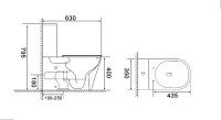 Унитаз-компакт напольный Ceruttispa Piera CT10560 безободковый, с микролифтом, белый