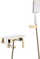 Смеситель для ванны с душем Lemark Mista LM6414WG