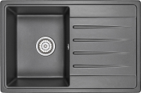 Мойка кухонная Granula Standart 7602, черный