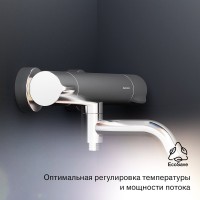 Термостатический смеситель Damixa Scandinavian Pure 363000000 для ванны с душем, хром