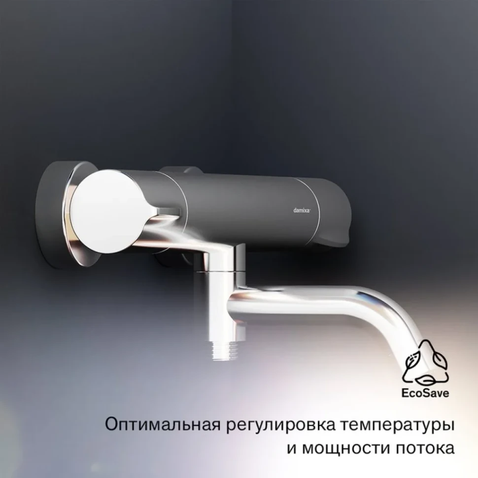 Термостатический смеситель Damixa Scandinavian Pure 363000000 для ванны с душем, хром