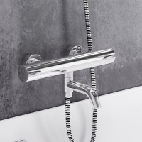 Термостатический смеситель Damixa Scandinavian Pure 363000000 для ванны с душем, хром
