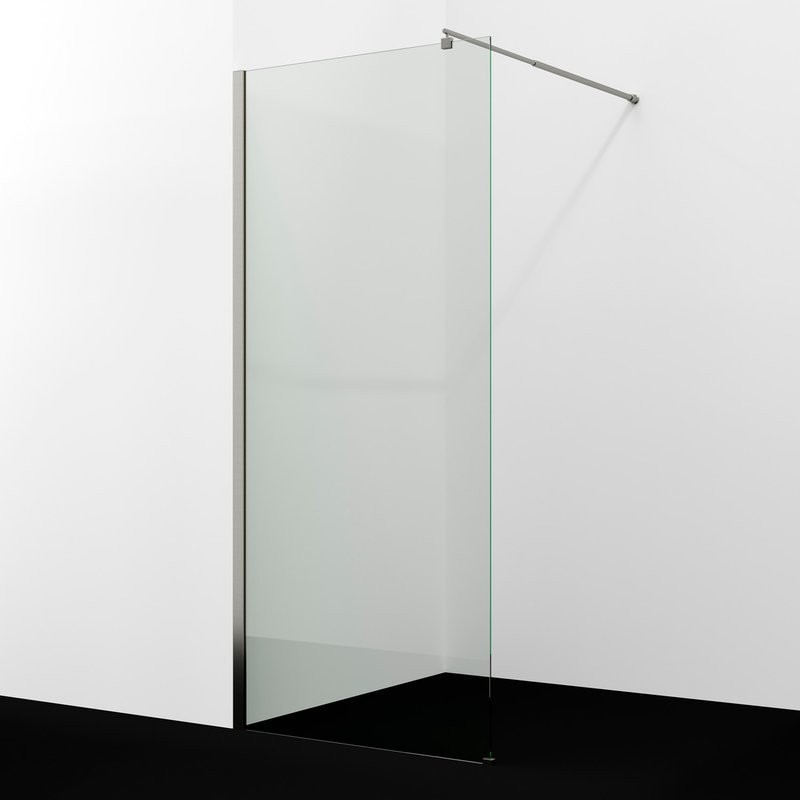 Душевая перегородка Wasserkraft Rur 30W 110 см, профиль никель, стекло прозрачное