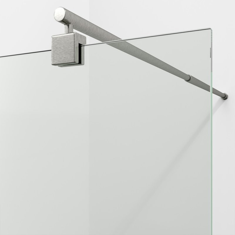 Душевая перегородка Wasserkraft Rur 30W 110 см, профиль никель, стекло прозрачное