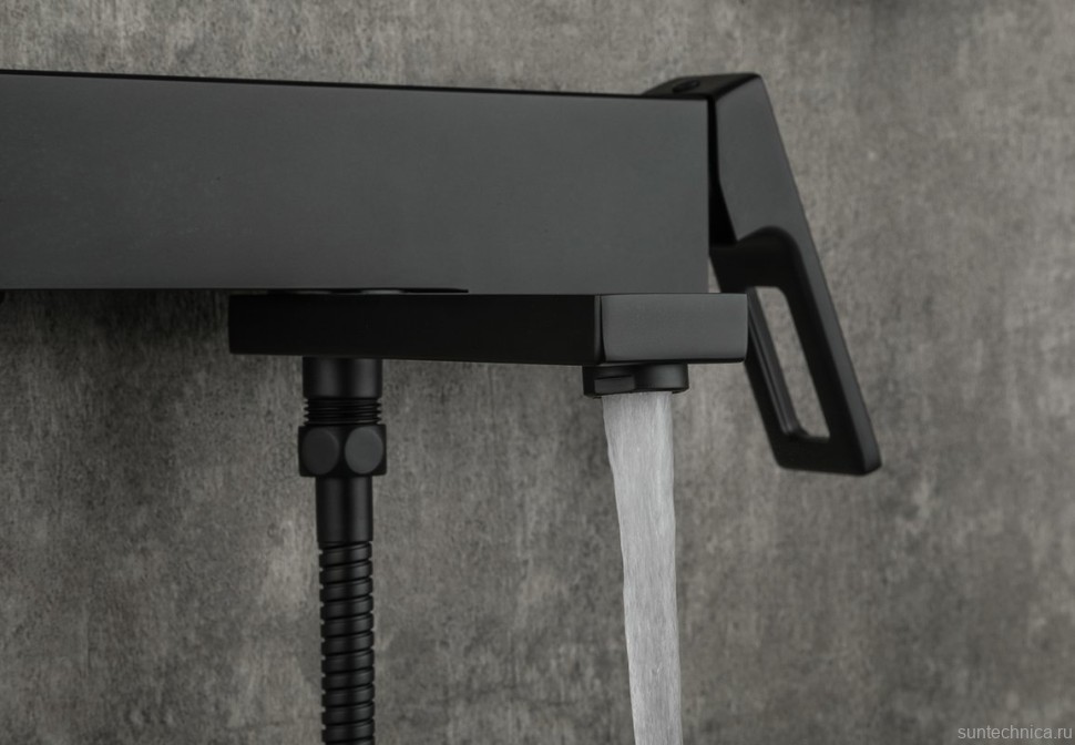 Смеситель для ванны с душем Gappo G17-6 G3217-6 черный