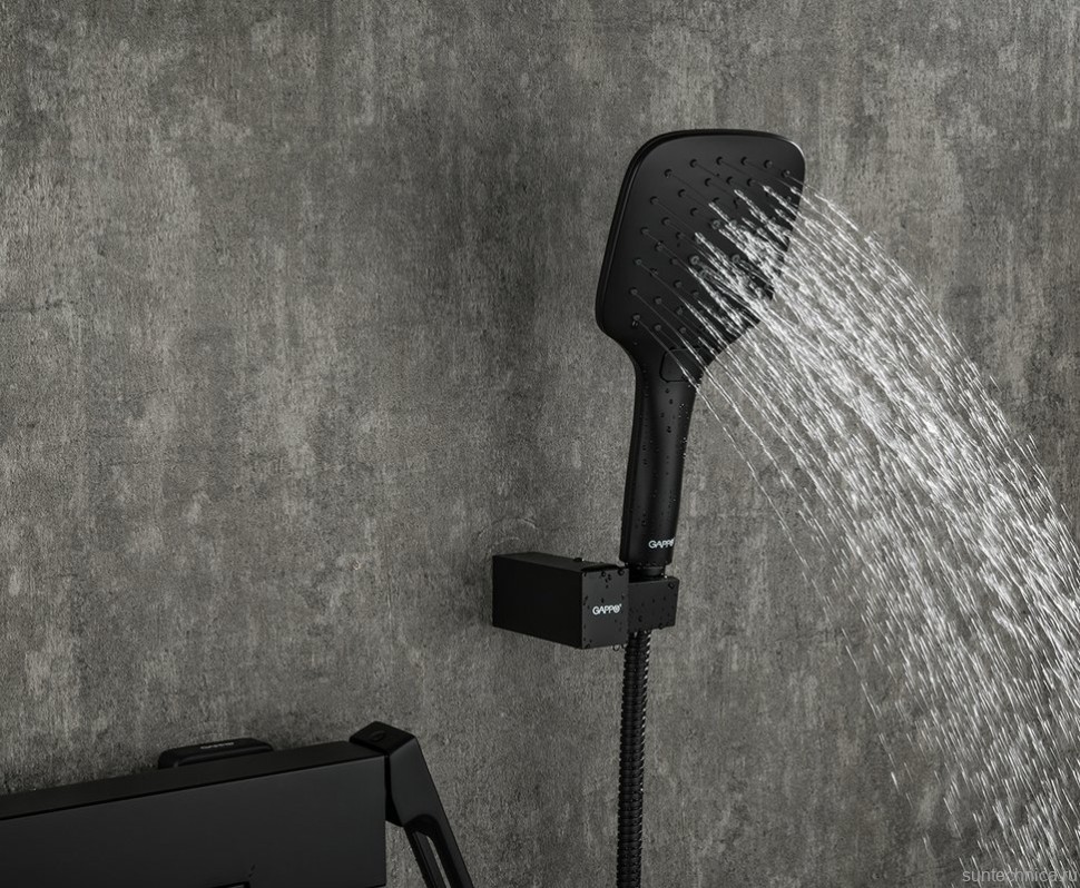 Смеситель для ванны с душем Gappo G17-6 G3217-6 черный