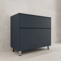 Тумба под раковину без столешницы Style Line Лима Plus 90 напольная, эмаль, графит