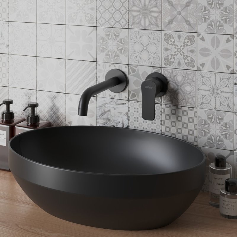 Смеситель для раковины Paini Viva Style P4YO208 С ВНУТРЕННЕЙ ЧАСТЬЮ, черный