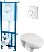 Комплект Santek Бореаль 1WH501544 кнопка хром