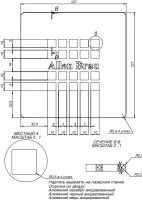 Поддон для душа Allen Brau Priority 140х90 см, белый камень