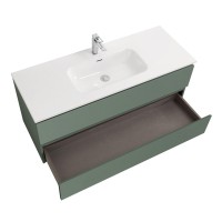 Тумба с раковиной BelBagno Kraft 120 подвесная, матовая еловая, раковина bb1200etl