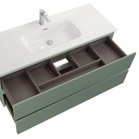 Тумба с раковиной BelBagno Kraft 120 подвесная, матовая еловая, раковина bb1200etl