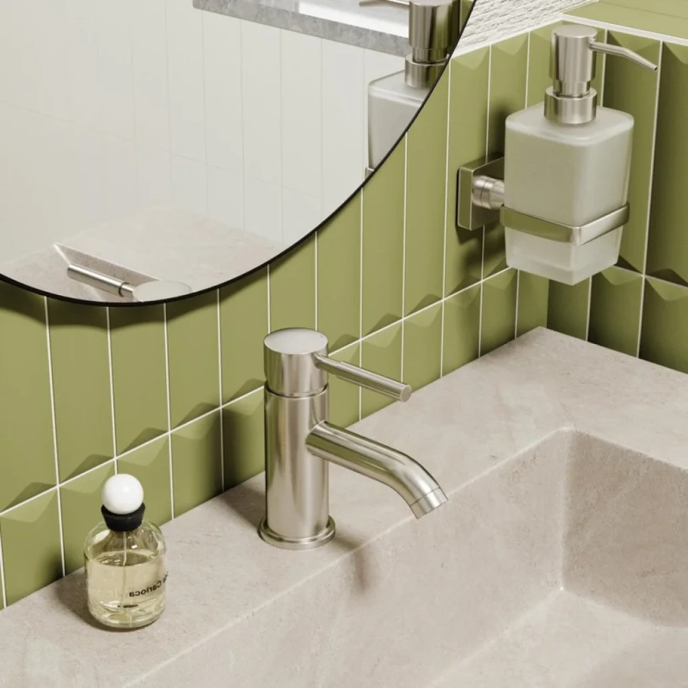 Смеситель для раковины Wasserkraft Wern 4205 никель
