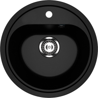 Мойка кухонная Ulgran U-700 -344 ультра-черная