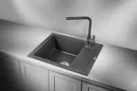 Мойка кухонная Granula 6002, черный