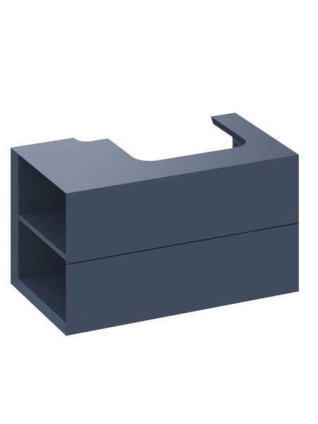 Тумба под раковину без столешницы Ravak Lite SD 80 L глубоководная синяя