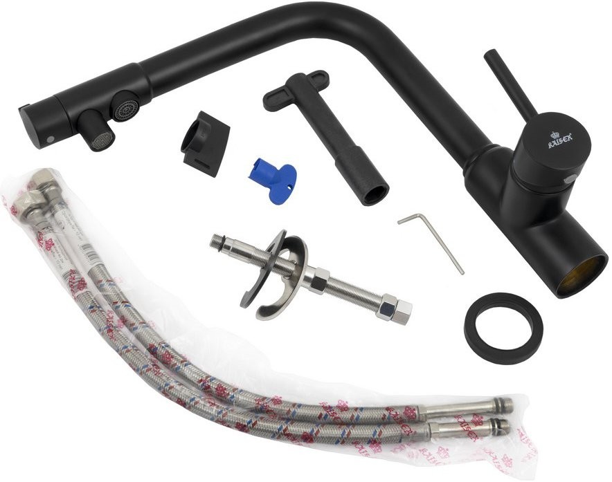 Смеситель для кухни Kaiser Teka 13044-9 черный матовый