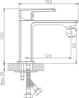Смеситель для раковины Haiba HB176 HB10176
