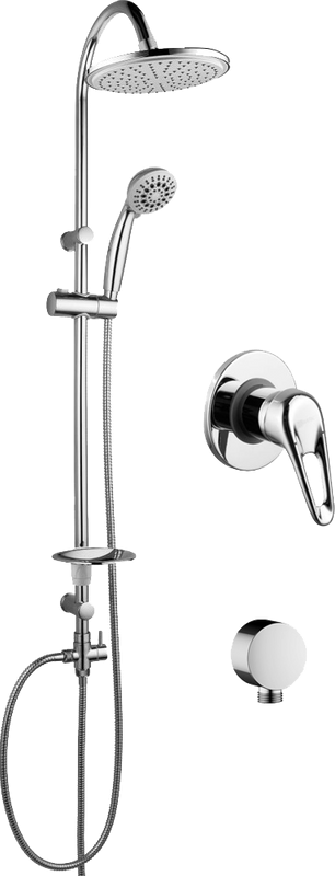 Душевой комплект Lemark Luna LM4123C + LM8801С + LM8086C