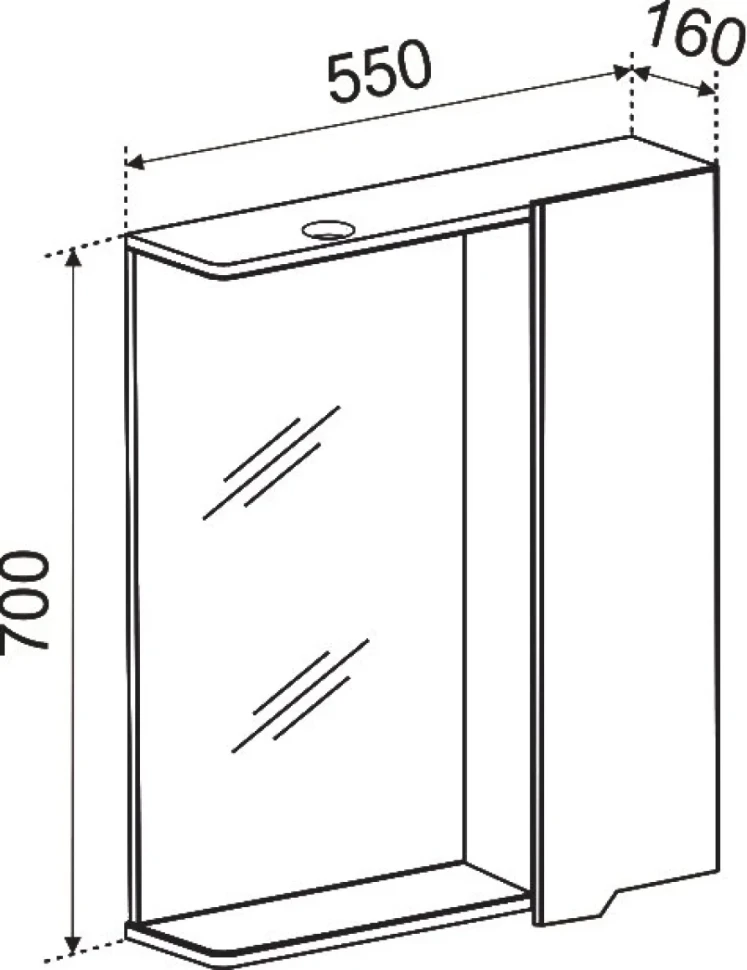 Зеркало Emmy Агата R 55