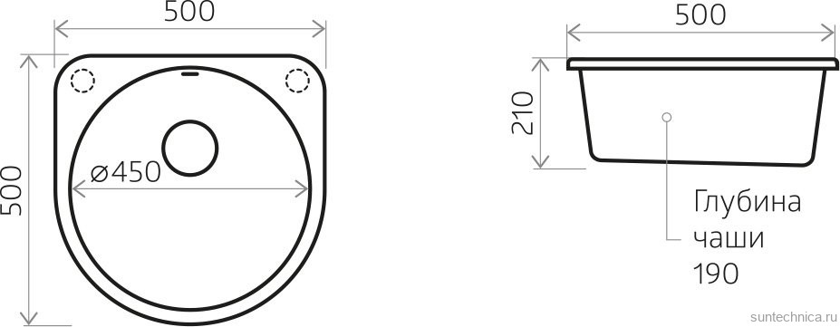 Мойка кухонная Domaci Верона С-25 серая