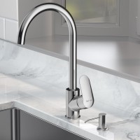 Смеситель для кухни AM.PM Like F8007D00 с дозатором, хром