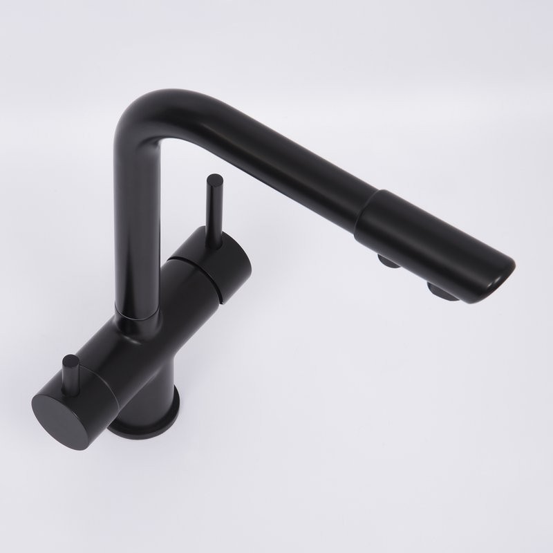 Смеситель для кухни Wasserkraft A8367 черный матовый