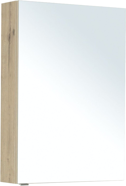 Зеркало-шкаф Aquanet Алвита 60 дуб веллингтон белый
