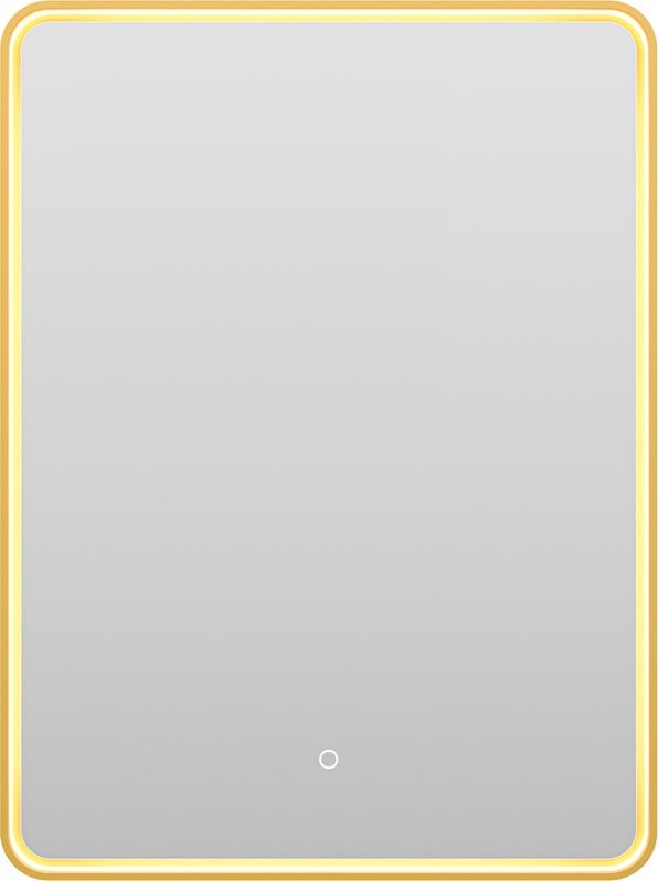 Зеркало Brevita Mercury 60х80 золото