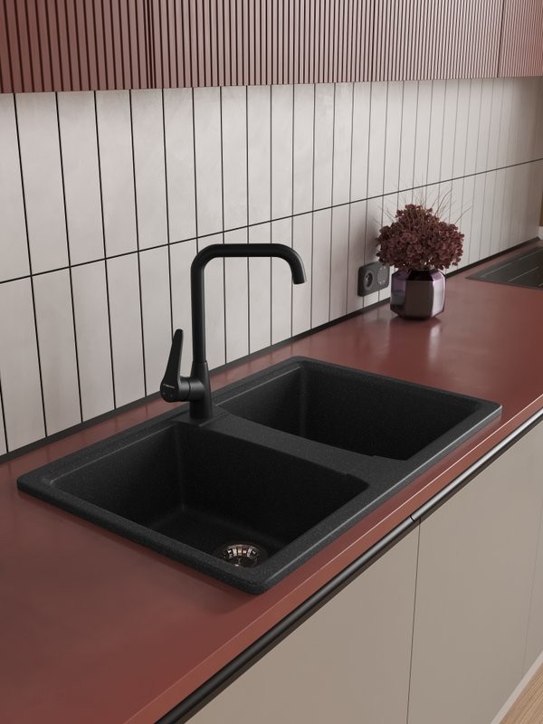 Мойка кухонная Domaci Болонья М-26-007 антрацит