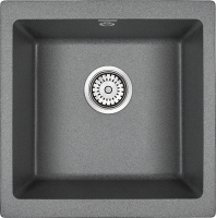 Комплект Мойка Paulmark Brilon PM104546-DG графит + Измельчитель Bone Crusher BC 610-AS