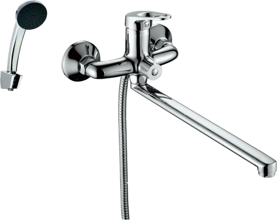 Смеситель с длинным изливом для ванны D-lin 309-2 D146309-2 хром