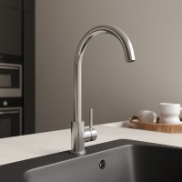 Смеситель для кухни Domaci Равенна DM-030922 нержавеющая сталь