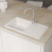 Смеситель для кухни Domaci Равенна DM-030922 нержавеющая сталь