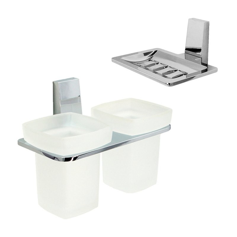 Набор Стакан Wasserkraft Lopau K-6028D + Мыльница K-6069