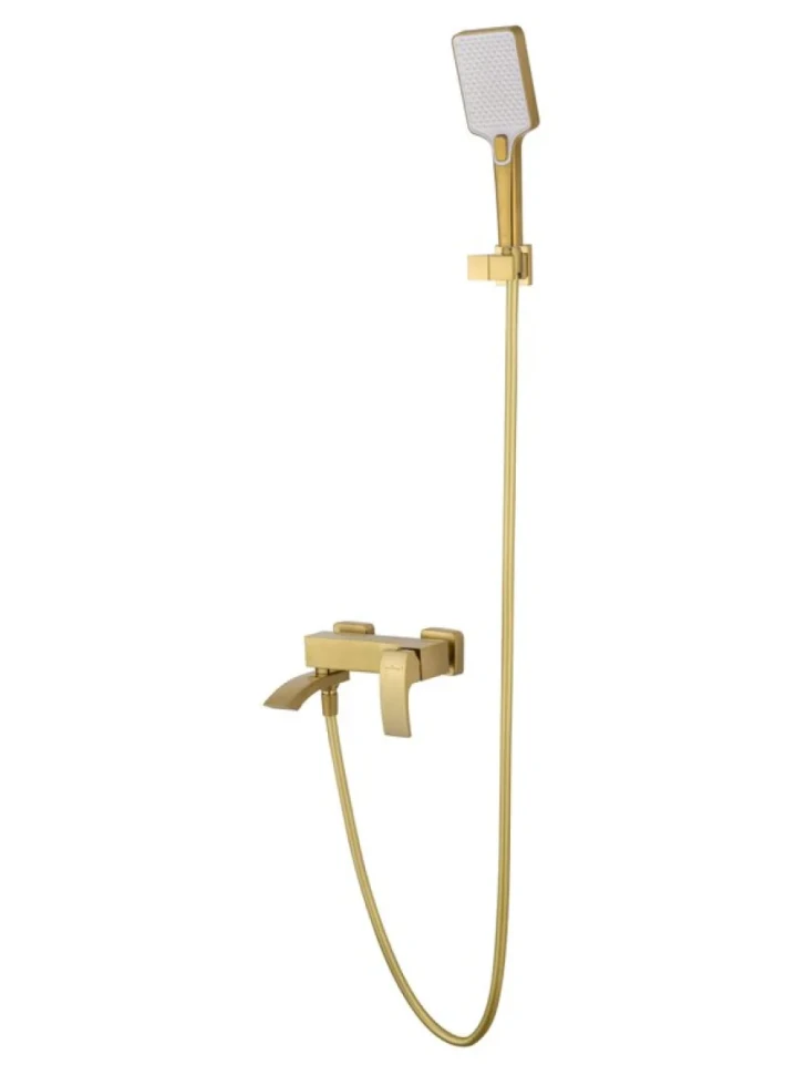 Смеситель для ванны с душем Wonzon & Woghand Fit WW-88639009-BG брашированное золото