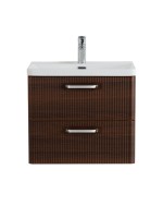 Мебель для ванной комнаты BelBagno Due 50 ручки хром полированный, noce