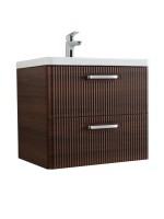 Мебель для ванной комнаты BelBagno Due 50 ручки хром полированный, noce