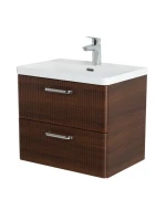 Мебель для ванной комнаты BelBagno Due 50 ручки хром полированный, noce