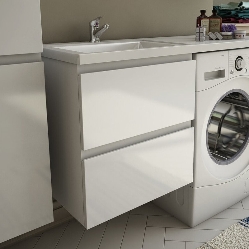 Мебель для ванной комнаты Эстет Dallas Luxe 100 L подвесная, 2 ящика