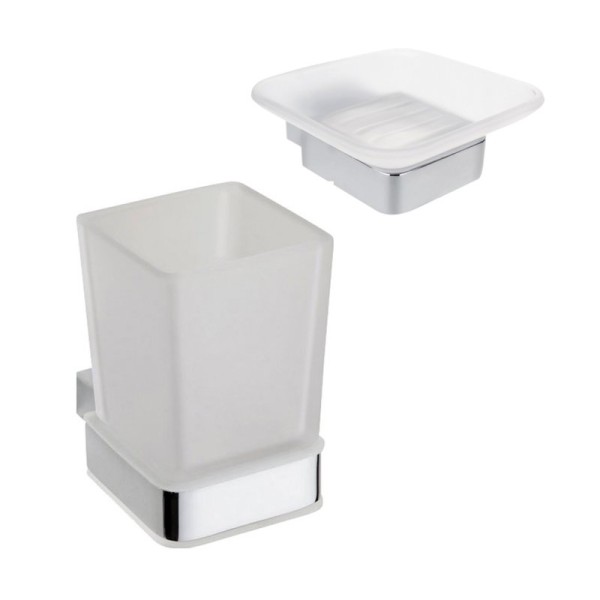 Набор Стакан Bemeta Via 135011012 + Мыльница 135008022