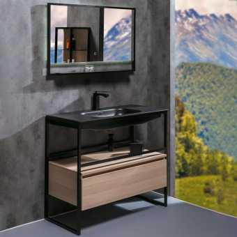 Мебель для ванной Armadi Art Loft 120 light wood, напольная