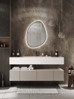 Зеркало CONTINENT Led Mojo 60х80 см, сенсорное, с нейтральной подсветкой