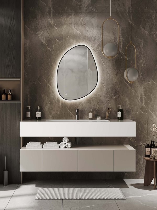 Зеркало CONTINENT Led Mojo 60х80 см, сенсорное, с нейтральной подсветкой