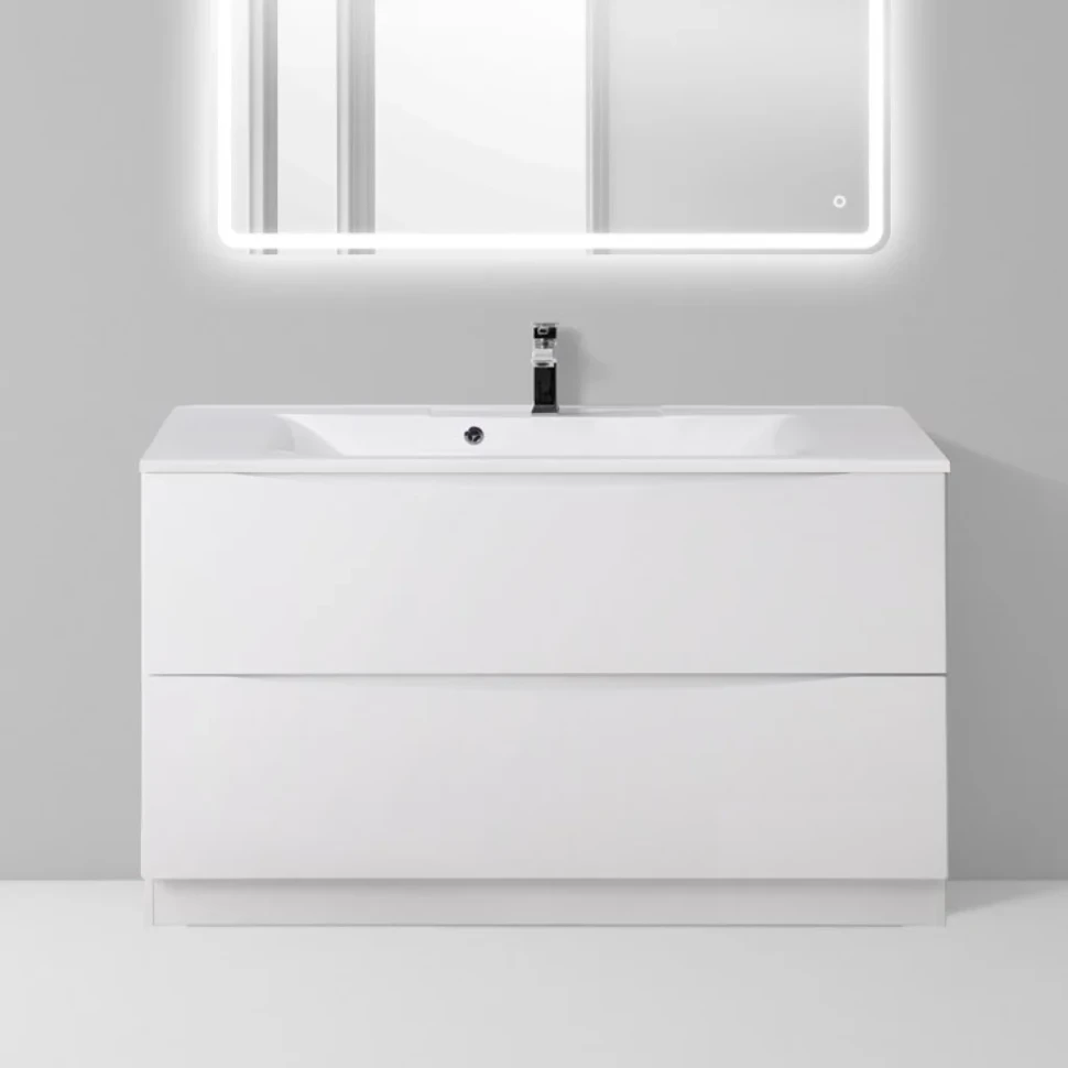 Тумба под раковину BelBagno Marino 100 bianco lucido, напольная