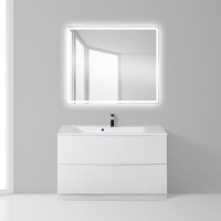 Тумба под раковину BelBagno Marino 100 bianco lucido, напольная