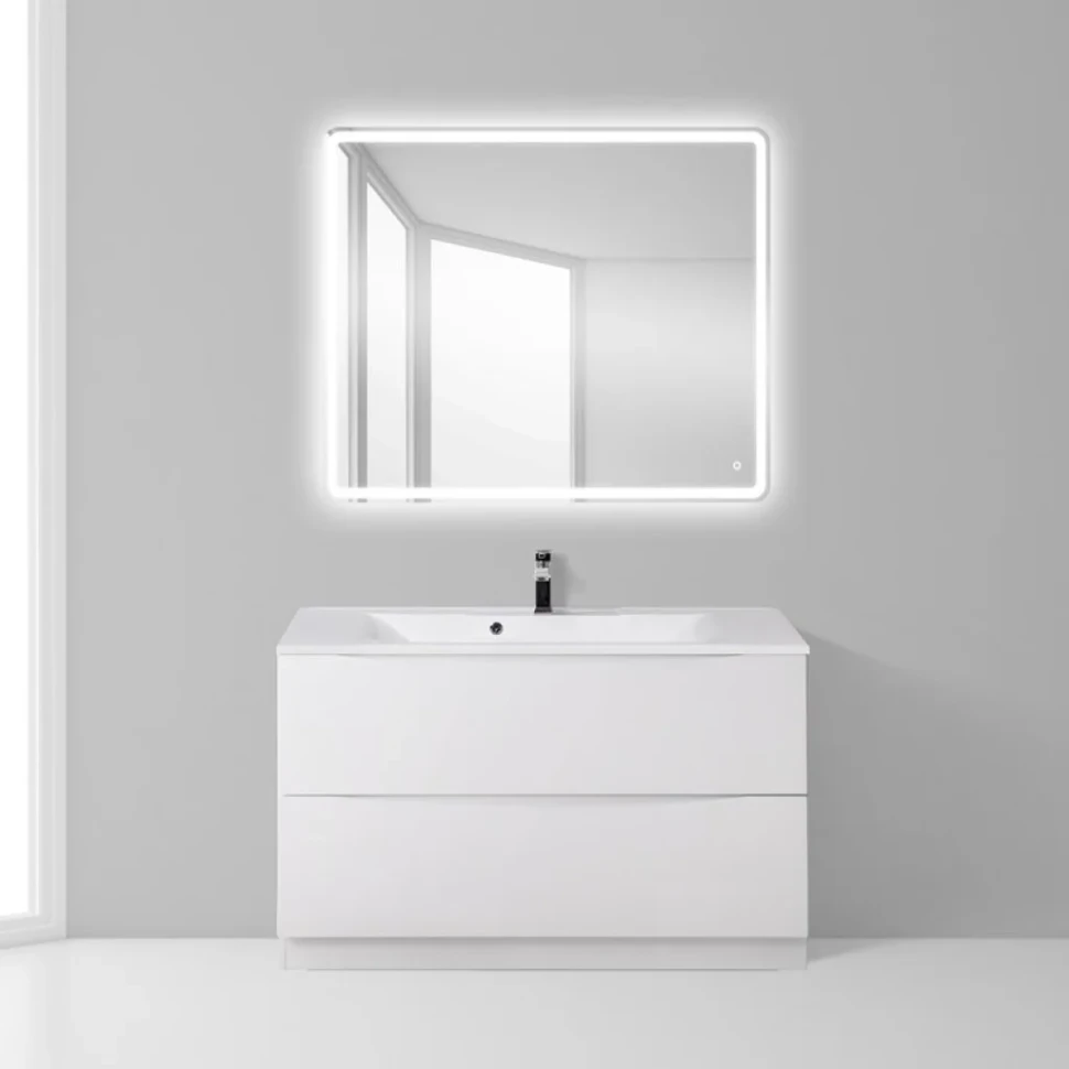 Тумба под раковину BelBagno Marino 100 bianco lucido, напольная
