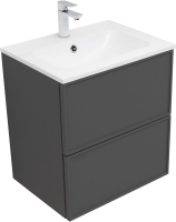 Мебель для ванной комнаты Aquanet Арт 60 подвесная, ясень графит