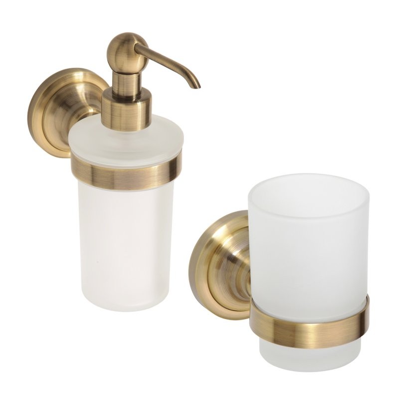 Набор Стакан Bemeta Retro 144110017 + Дозатор 144109017